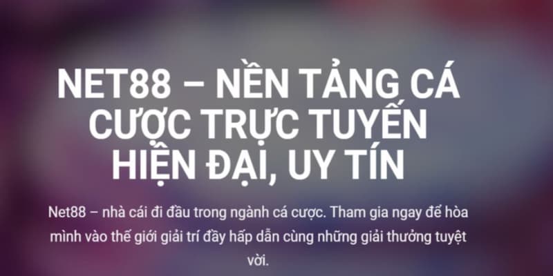 đăng ký đại lý Net88