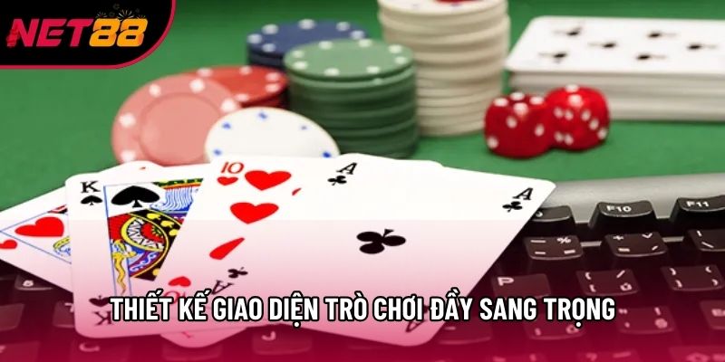Thiết kế giao diện trò chơi đầy sang trọng