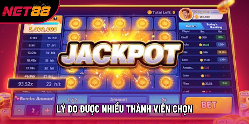 Lý do được nhiều thành viên chọn