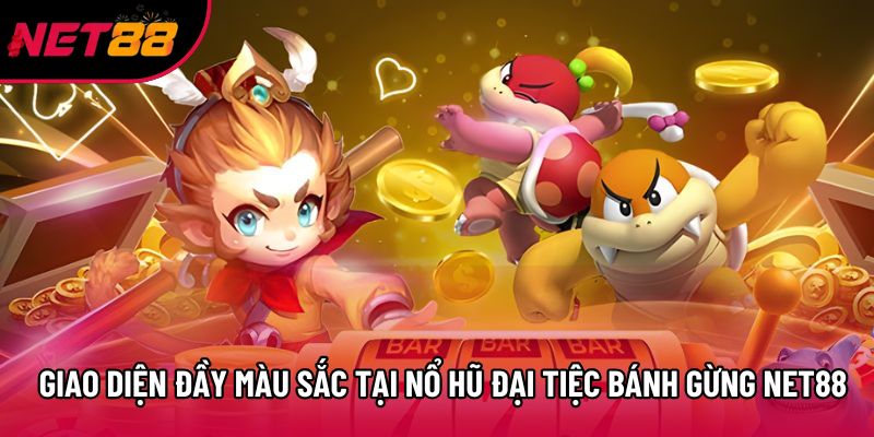 Giao diện đầy màu sắc tại nổ hũ Đại Tiệc Bánh Gừng Net88